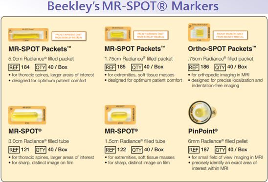 1-Beekley’s MR-SPOT® Markers